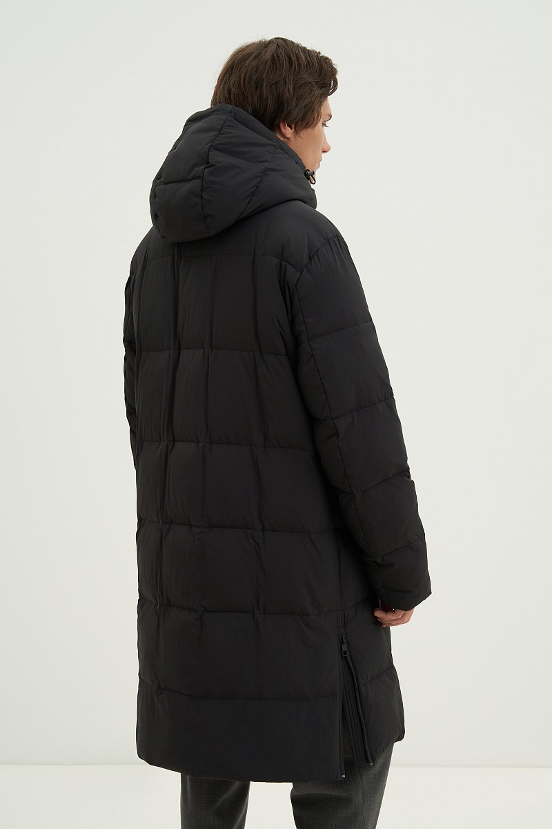 Пуховое мужское пальто, Модель FAD21009, Фото №4