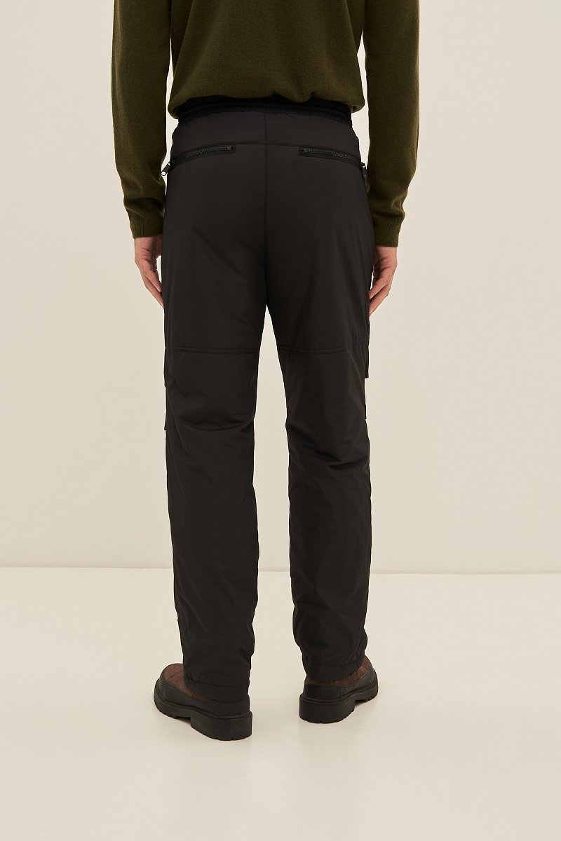 Утепленные мужские брюки свободного кроя, Модель FAD210101, Фото №4
