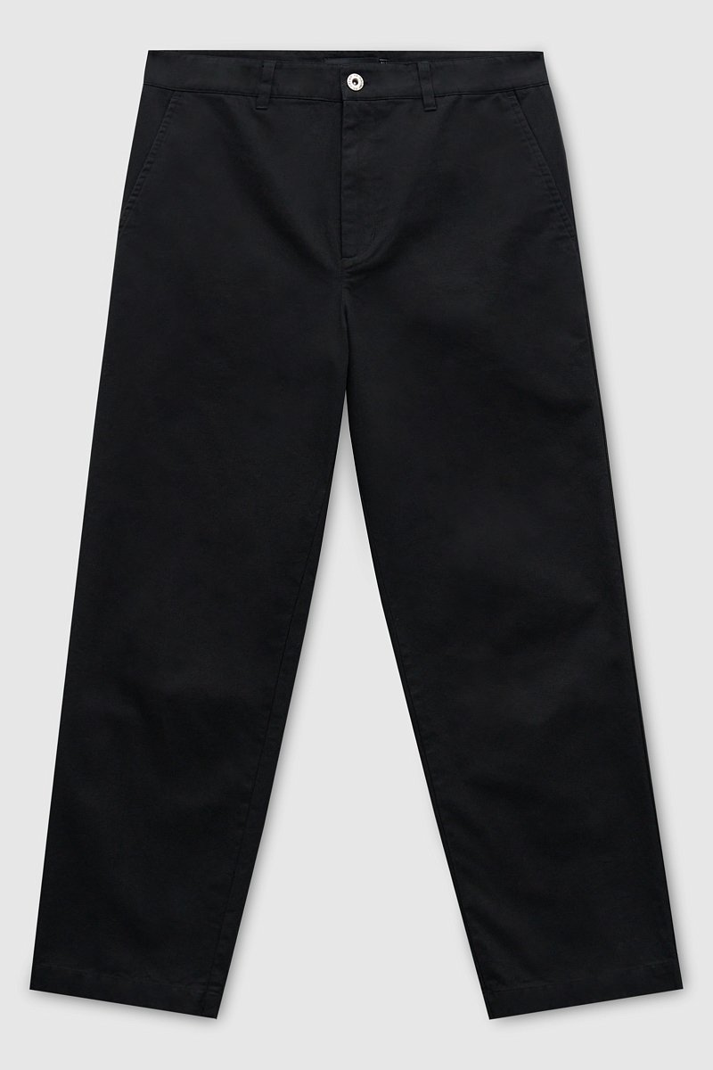 Хлопковые мужские брюки со средней посадкой, Модель FAD210104, Фото №7