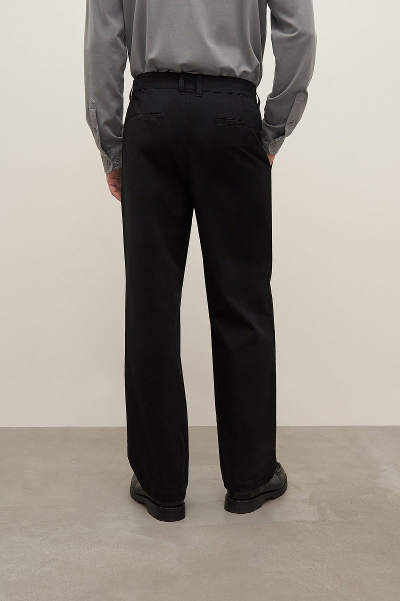 Хлопковые мужские брюки со средней посадкой, Модель FAD210104, Фото №5