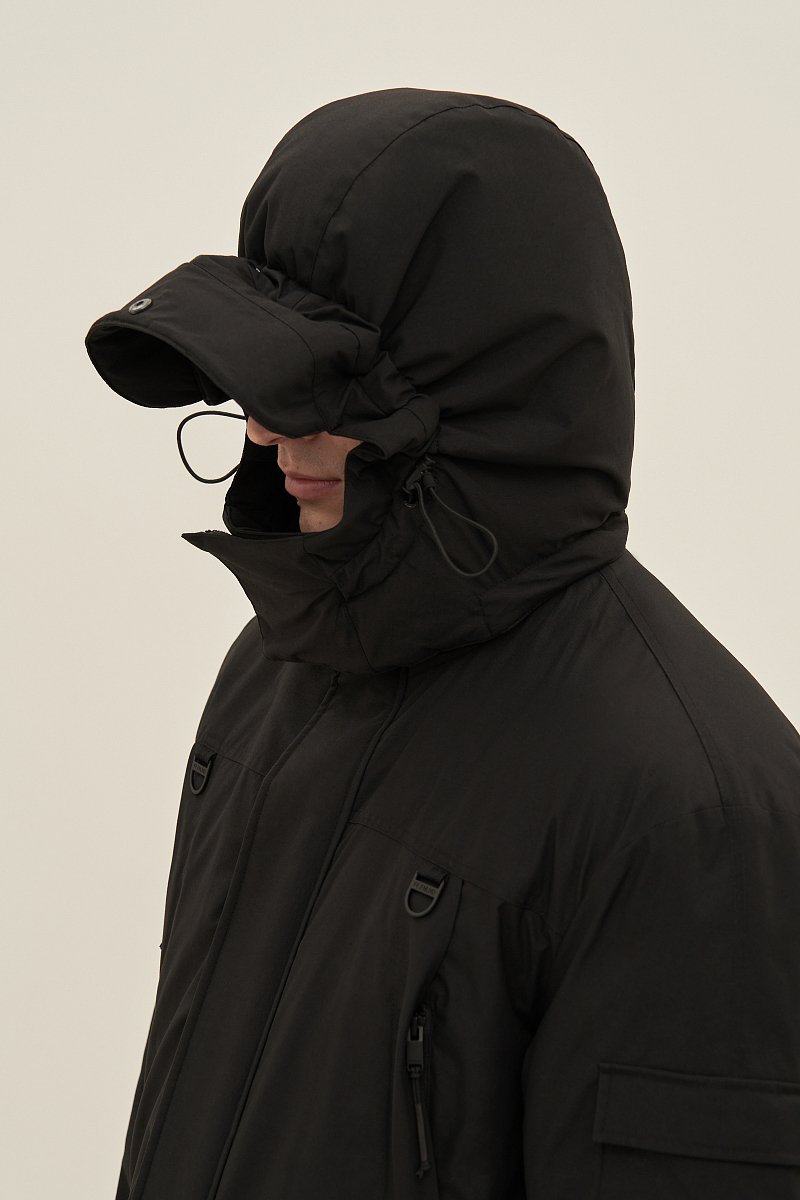 Пальто утепленное с воротником стойкой, Модель FAD21055, Фото №7