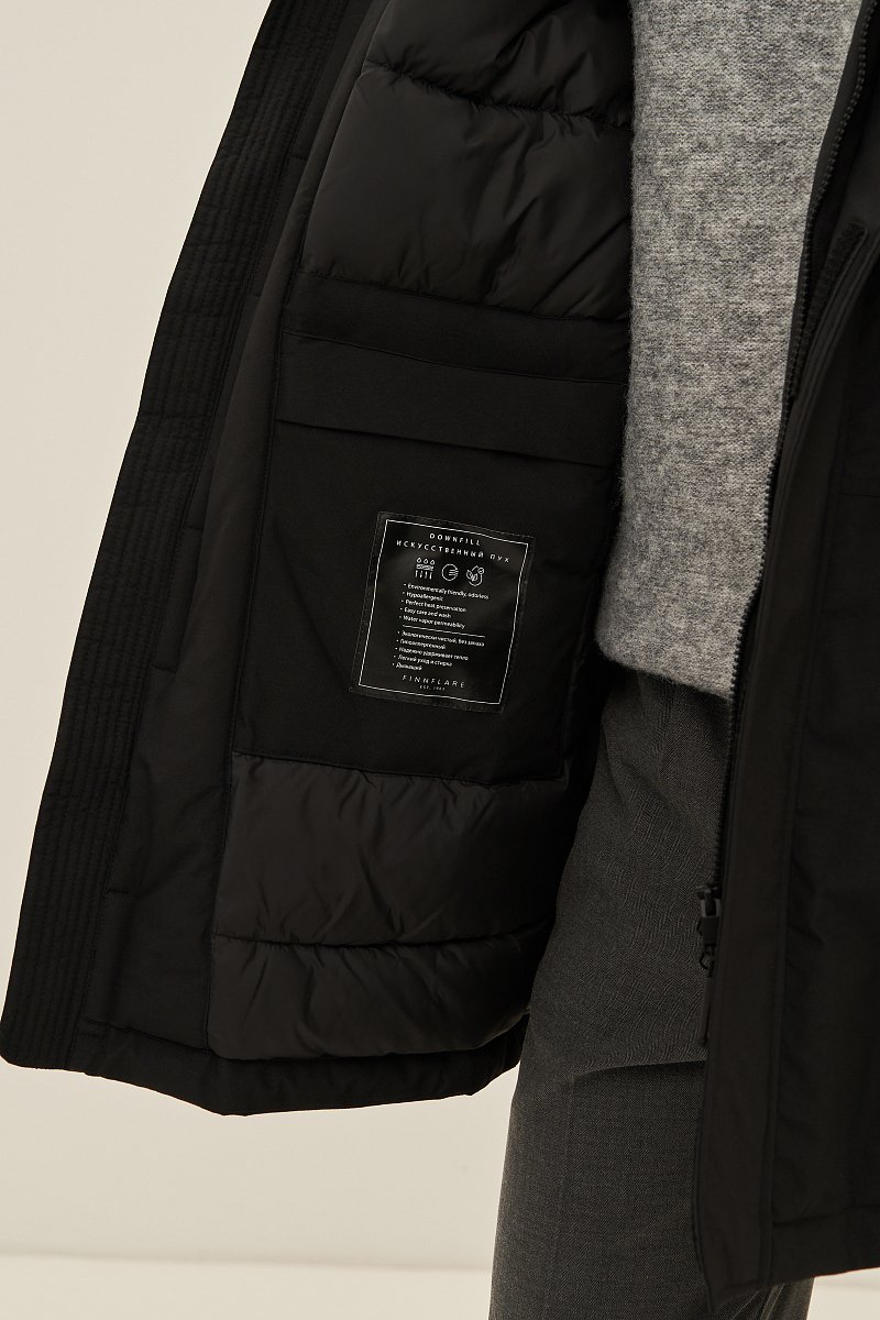 Пальто утепленное с воротником стойкой, Модель FAD21055, Фото №6