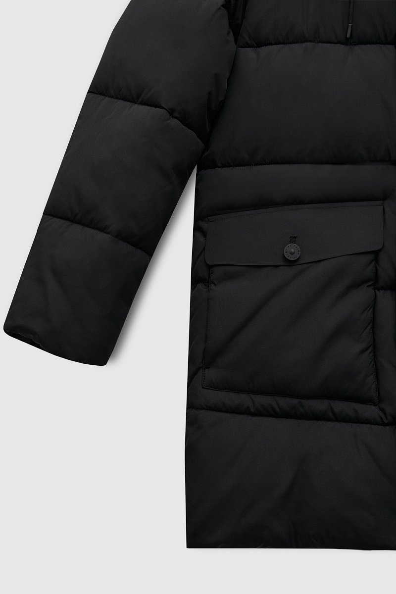 Пальто утепленное с капюшоном, Модель FAD21069, Фото №7