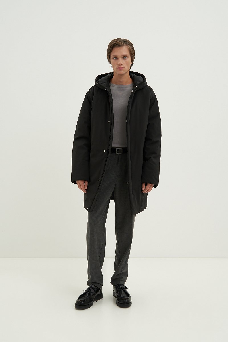 Пальто утепленное с капюшоном, Модель FAD21071, Фото №2