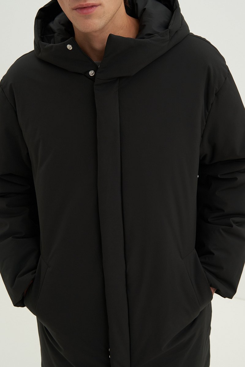 Мужское пальто с капюшоном, Модель FAD21071, Фото №3