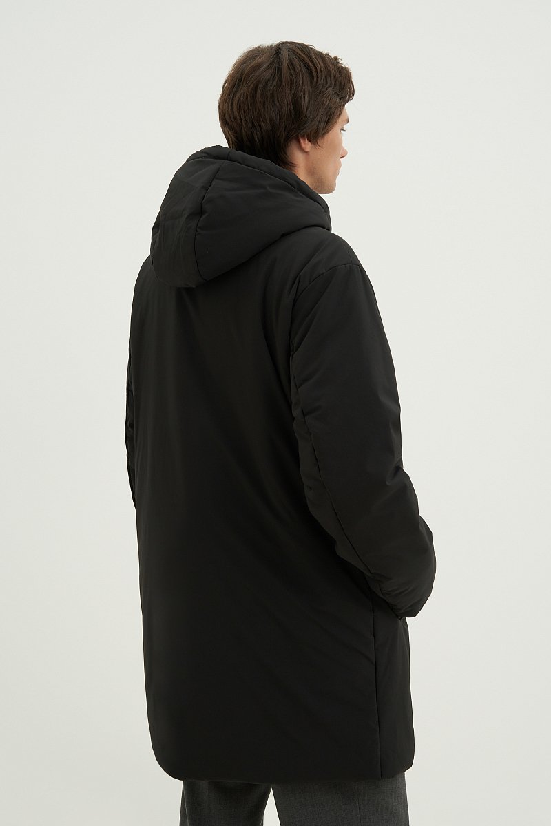 Мужское пальто с капюшоном, Модель FAD21071, Фото №5