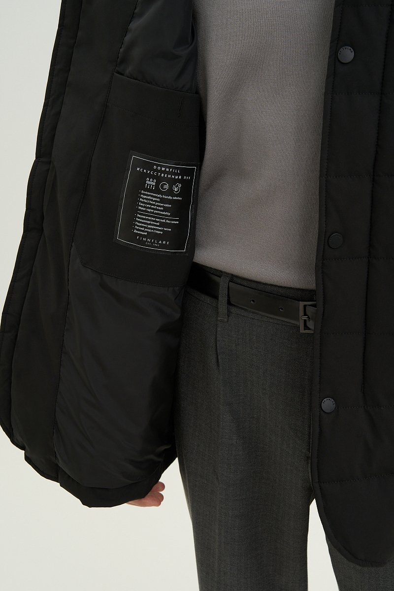 Куртка утепленная с воротником стойкой, Модель FAD21072, Фото №6