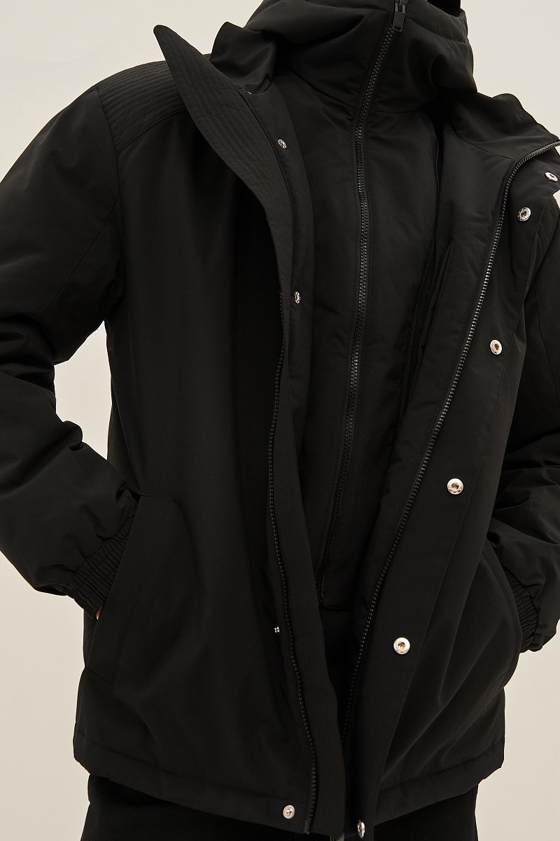 Куртка утепленная с отстегивающейся манишкой, Модель FAD21096, Фото №3