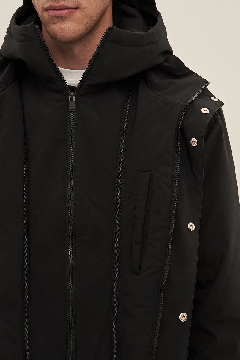 Куртка утепленная с отстегивающейся манишкой, Модель FAD21096, Фото №6