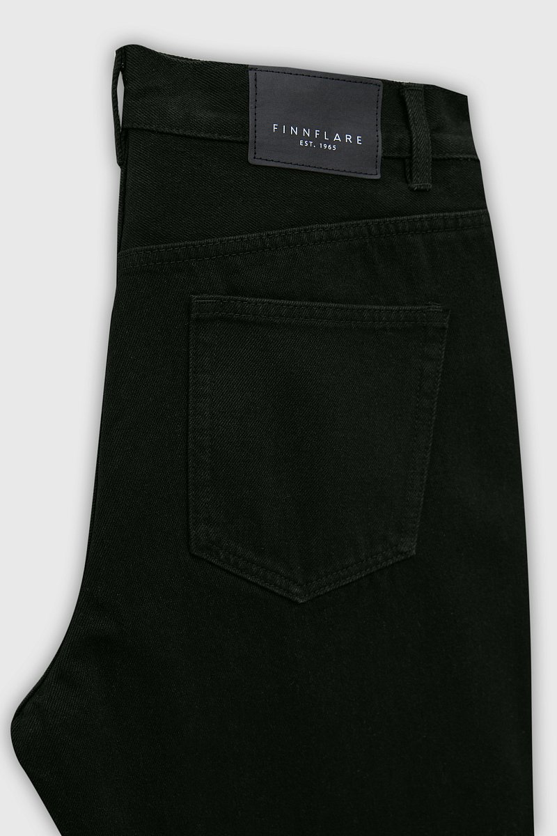 Прямые мужские джинсы slim fit из хлопка, Модель FAD25008, Фото №5