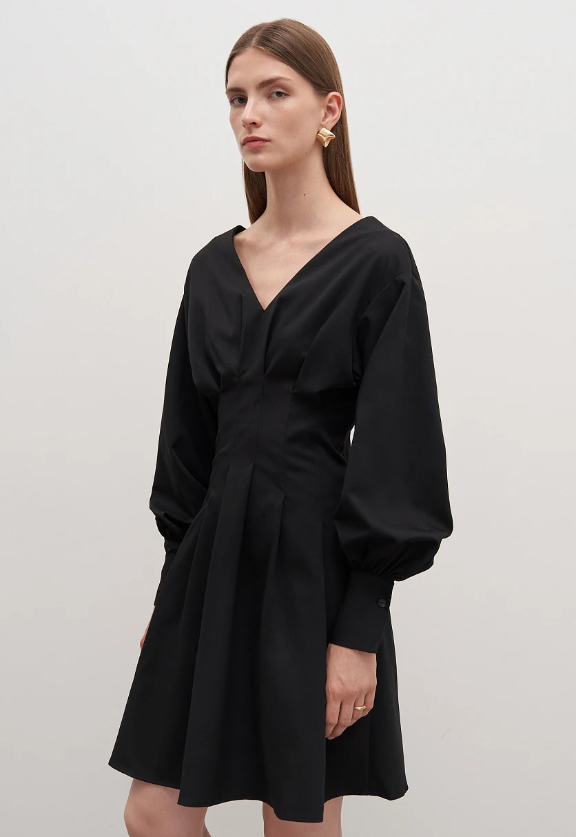 Платье в длине мини с длинным рукавом, Модель FAD110152, Фото №4