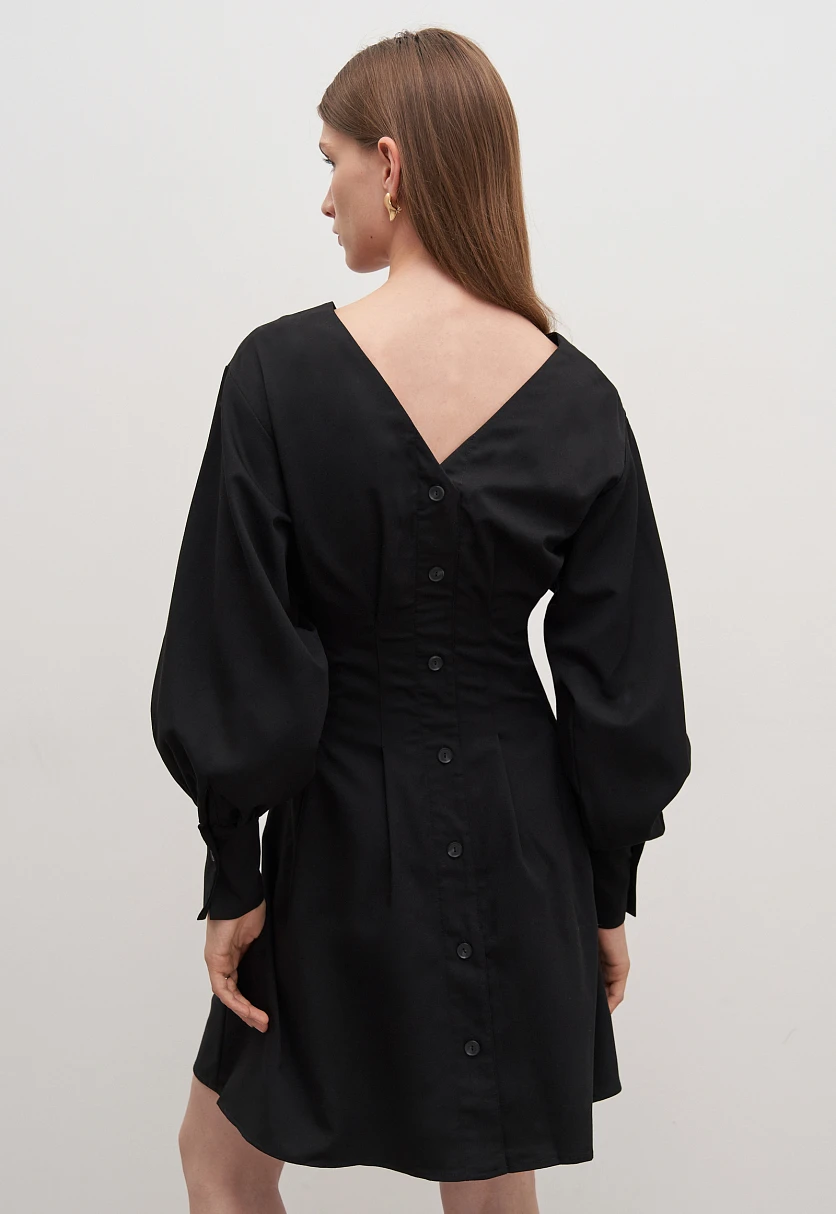 Платье в длине мини с длинным рукавом, Модель FAD110152, Фото №5