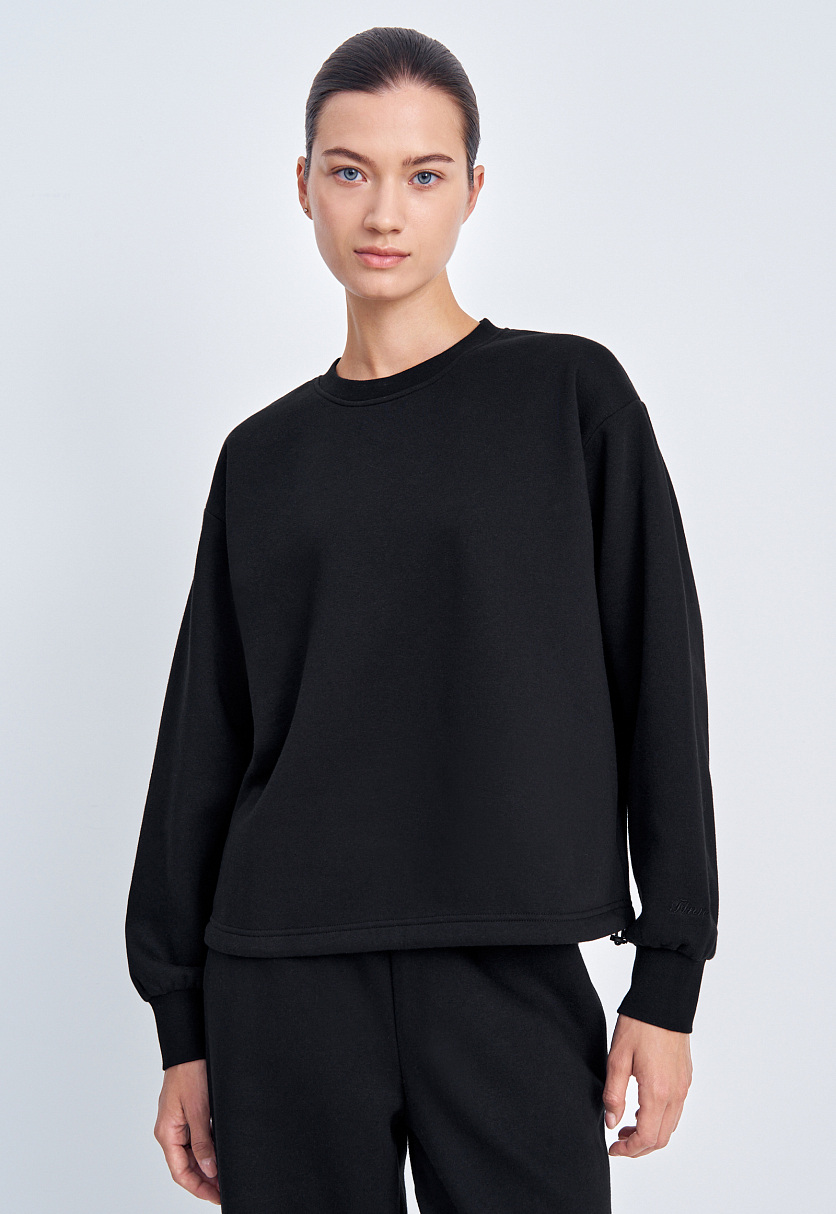 Толстовка из хлопка на резинке