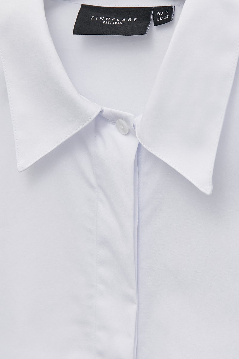 хлопковая рубашка с широким рукавом, Модель FAD110156, Фото №6