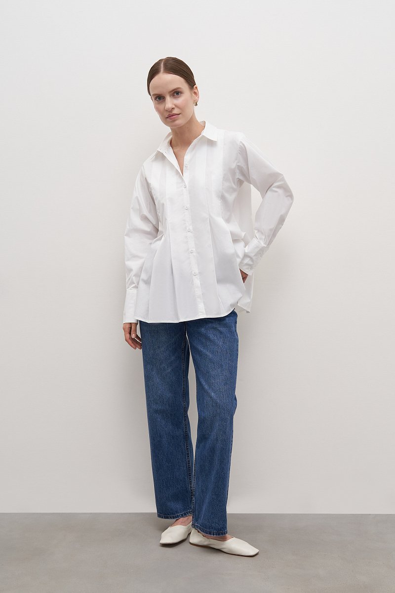 женская рубашка из хлопка, Модель FAD110246, Фото №3