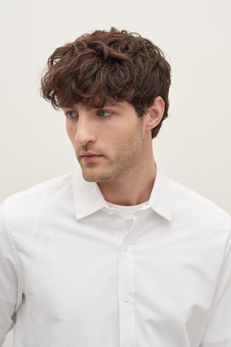 Мужская рубашка с длинным рукавом, Модель FAD210112, Фото №4