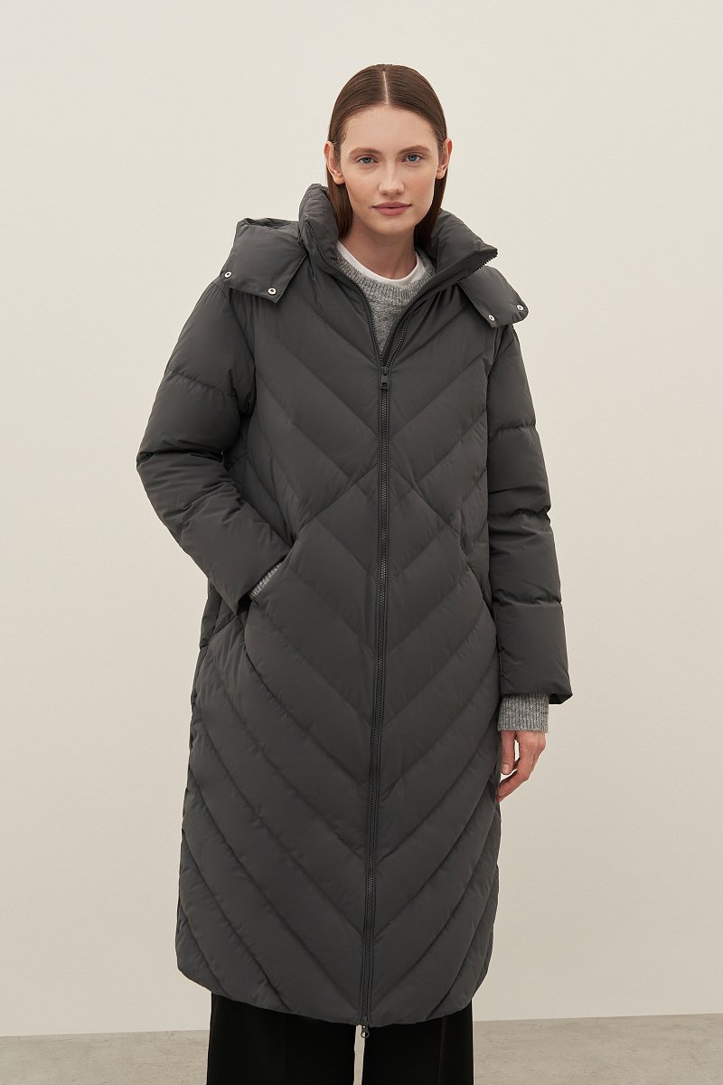 Стеганое женское пальто, Модель FAD110101, Фото №1