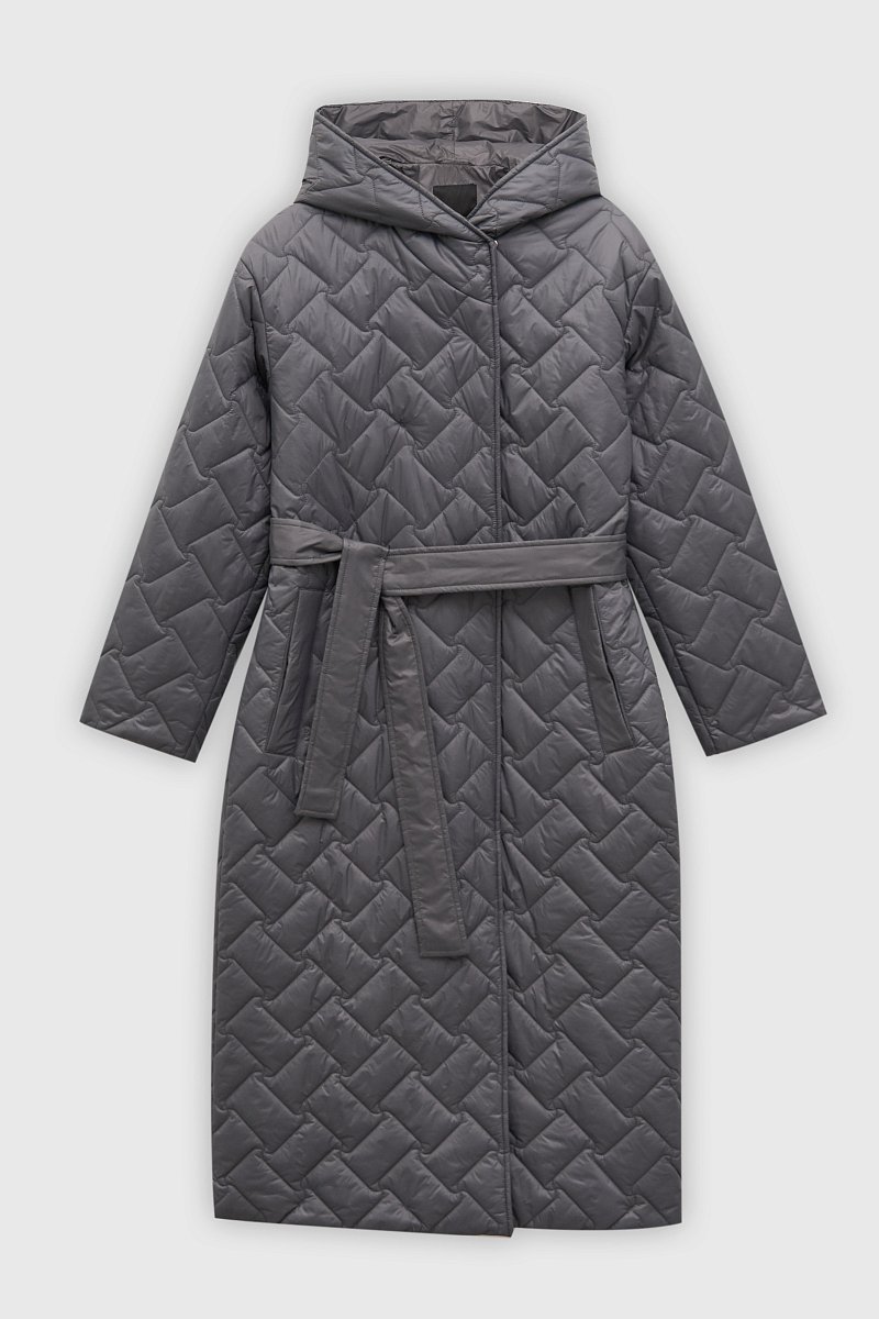 Пальто утепленное с поясом, Модель FAD11012, Фото №7