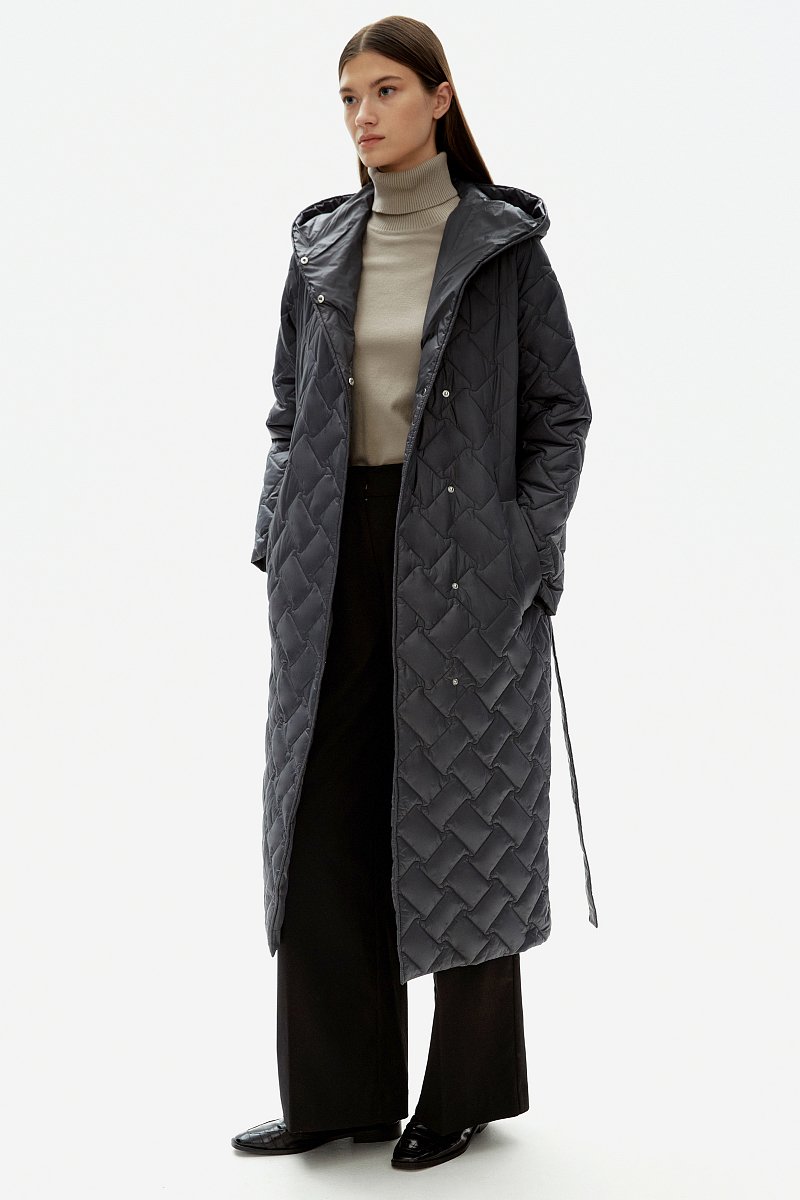 Утепленное женское пальто, Модель FAD11012, Фото №2