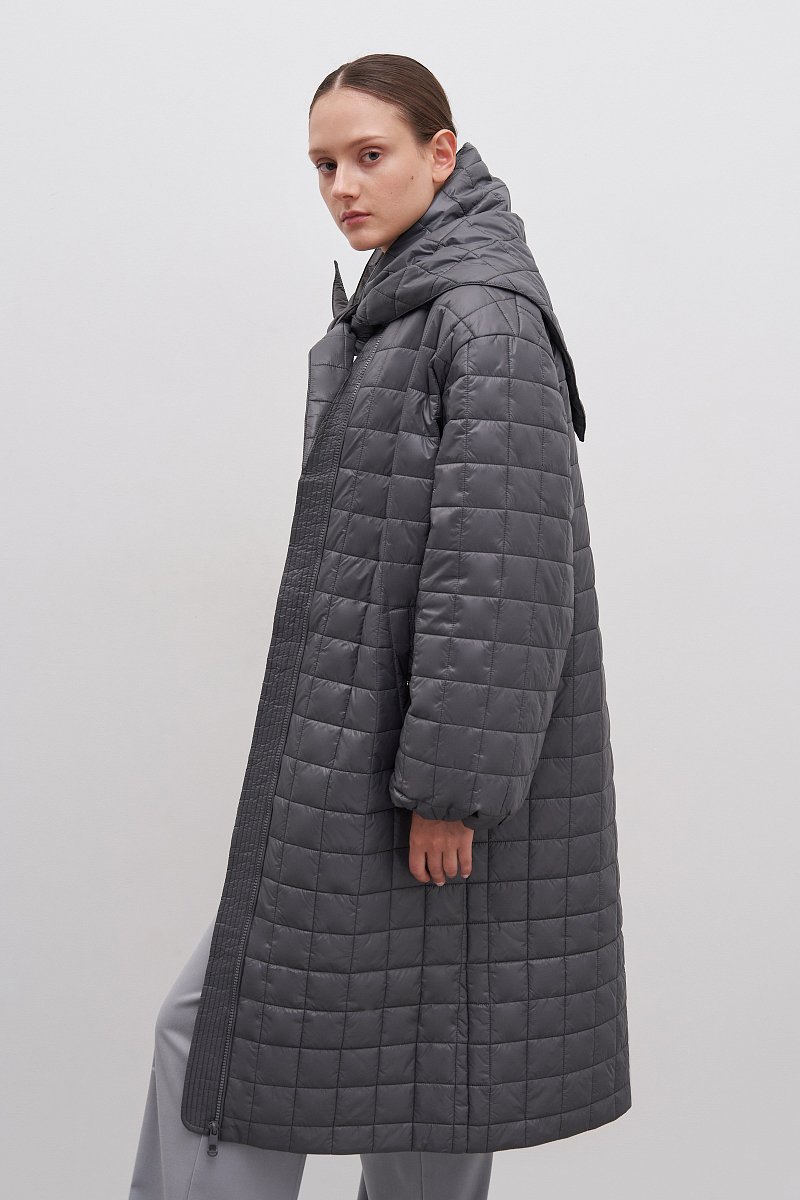 Утепленное женское пальто, Модель FAD11013, Фото №4
