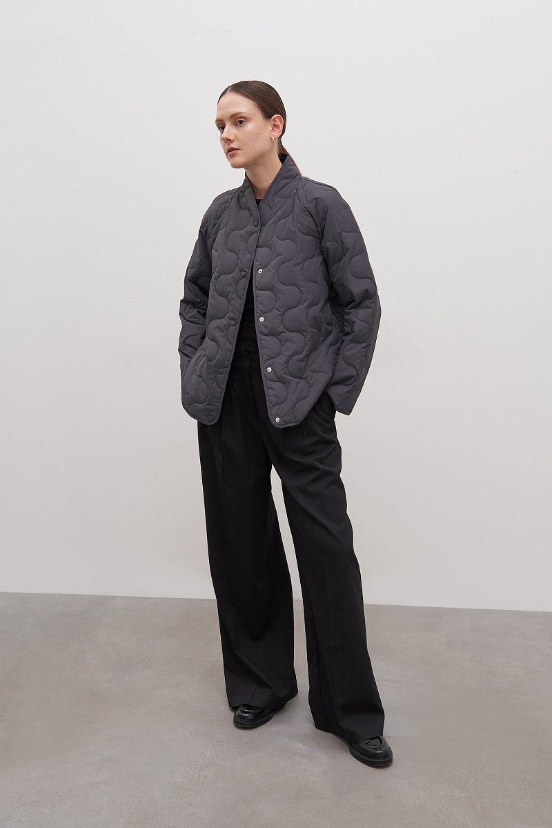 Куртка утепленная с воротником стойкой, Модель FAD110212, Фото №2