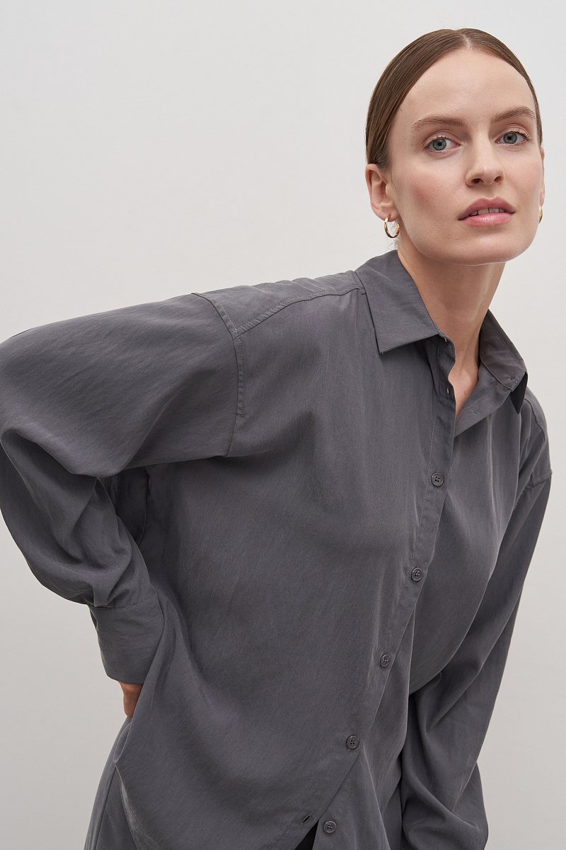 Рубашка прямого кроя с длинным рукавом, Модель FAD110244R, Фото №5