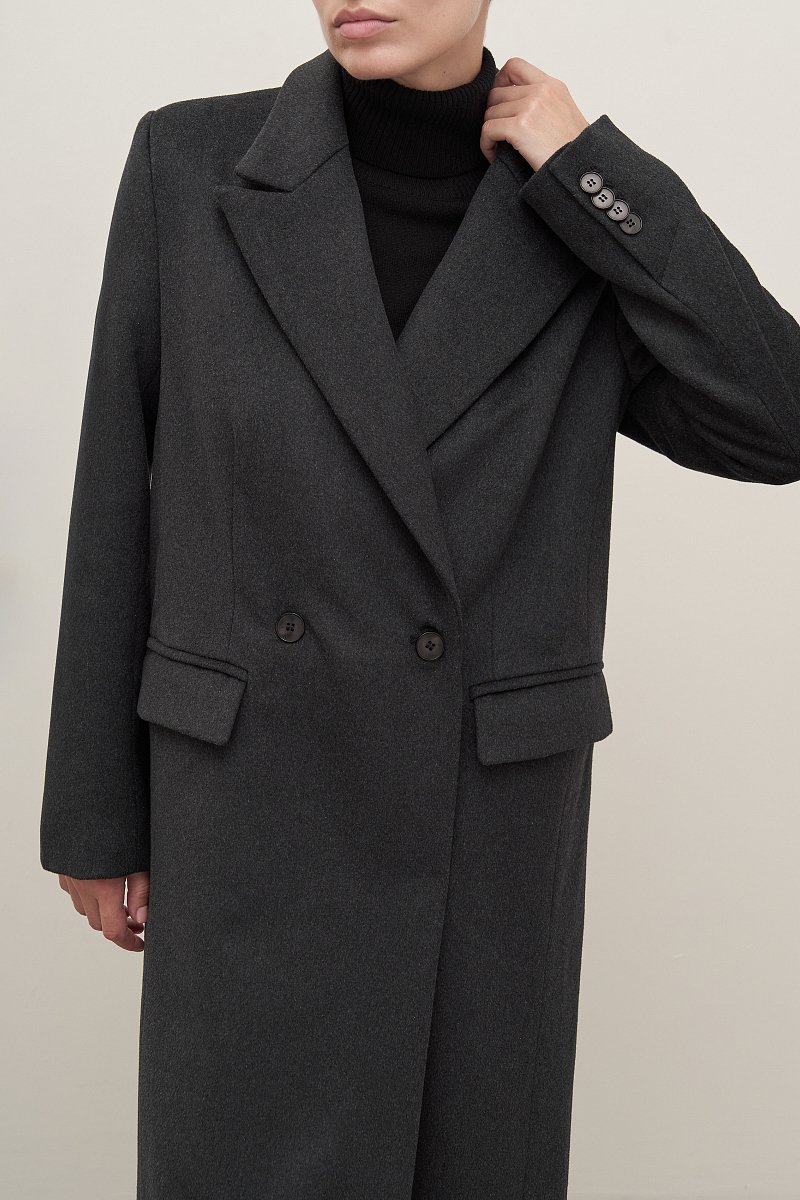 Пальто утепленное с шерстью, Модель FAD11024, Фото №2
