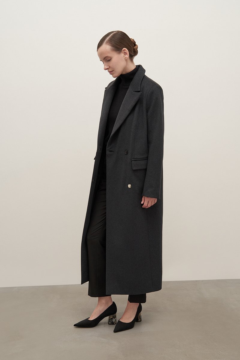 Пальто утепленное с шерстью, Модель FAD11024, Фото №3
