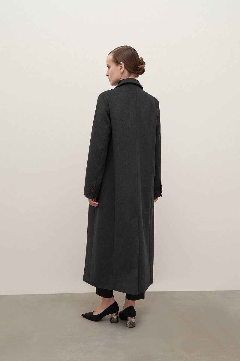 Пальто утепленное с шерстью, Модель FAD11024, Фото №4