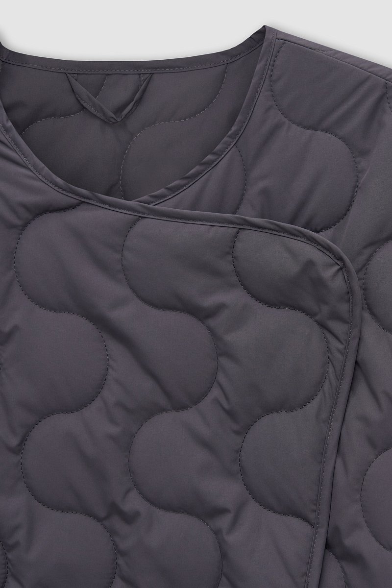 Куртка утепленная с V-образным вырезом, Модель FAD11042, Фото №6