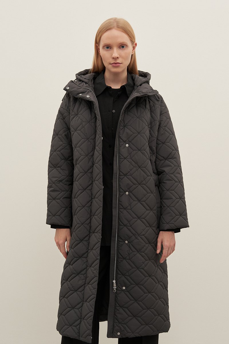 Стеганое женское пальто, Модель FAD11088, Фото №1