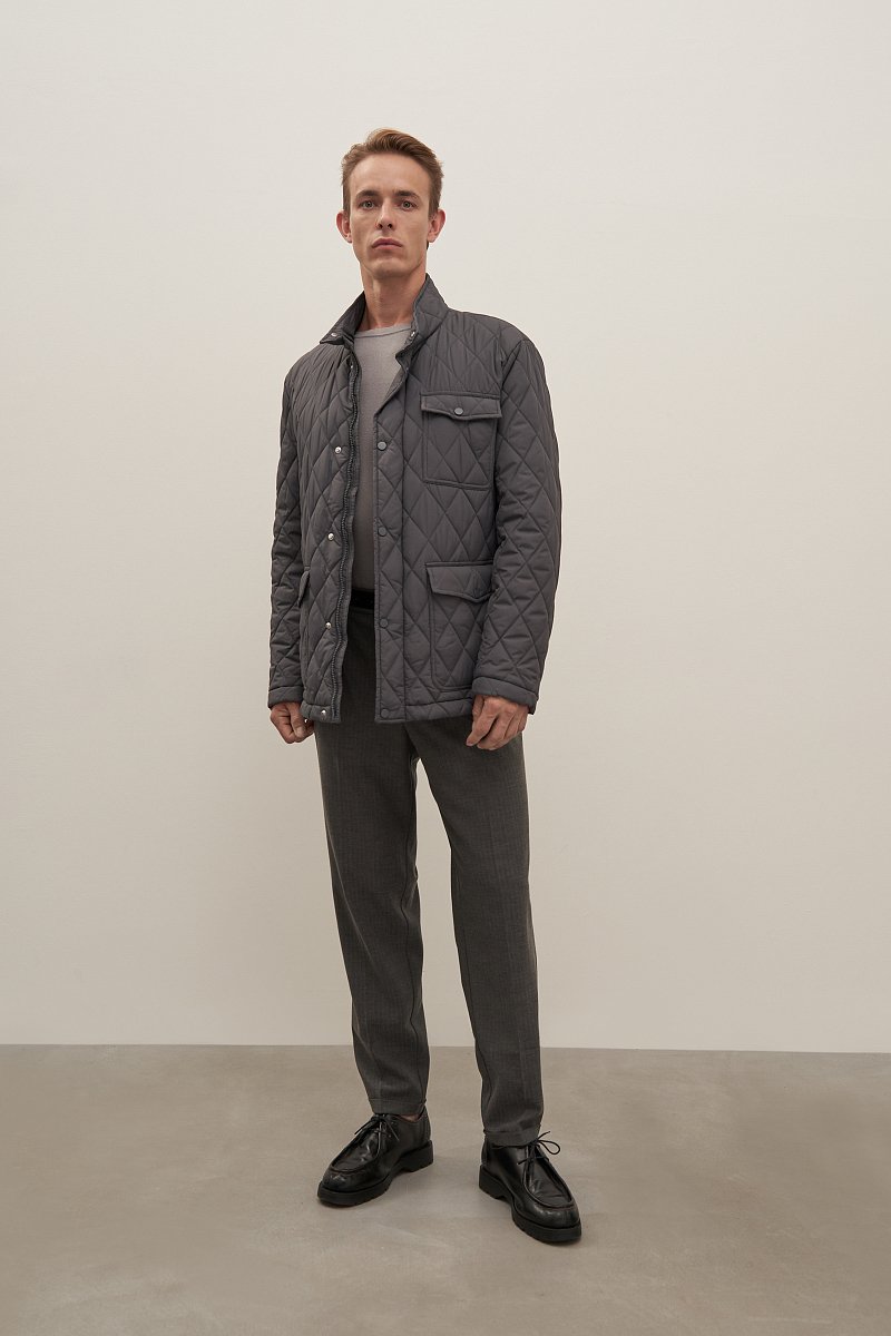 Куртка утепленная с воротником стойкой, Модель FAD210110, Фото №2