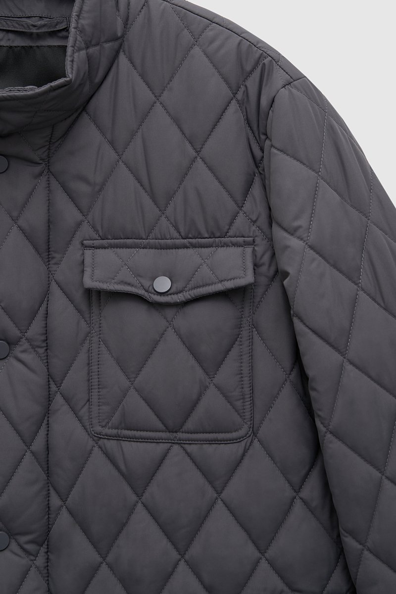 Куртка утепленная с воротником стойкой, Модель FAD210110, Фото №6