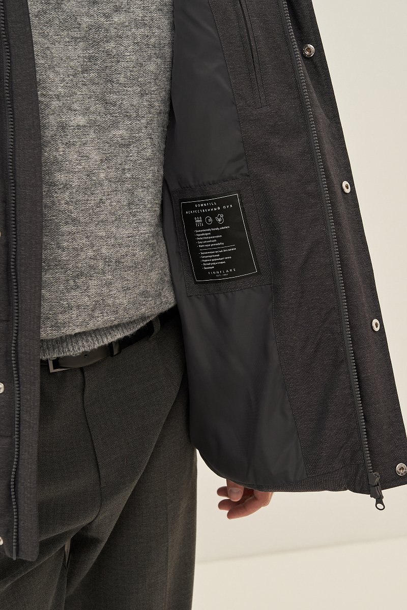 Куртка утепленная с воротником стойкой, Модель FAD21047, Фото №6