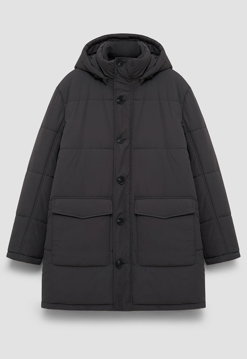 Полупальто утепленное с воротником-стойкой, Модель FAD21041, Фото №12