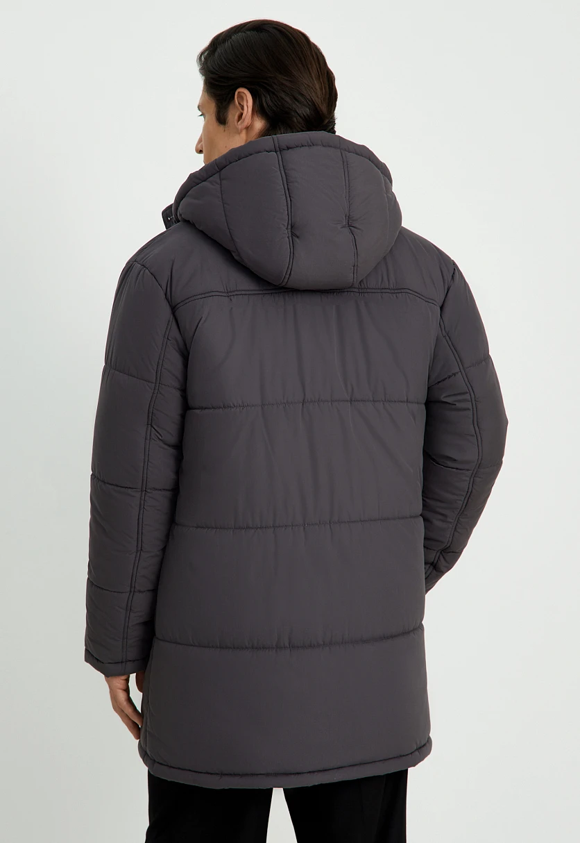 Полупальто утепленное с воротником-стойкой, Модель FAD21041, Фото №5