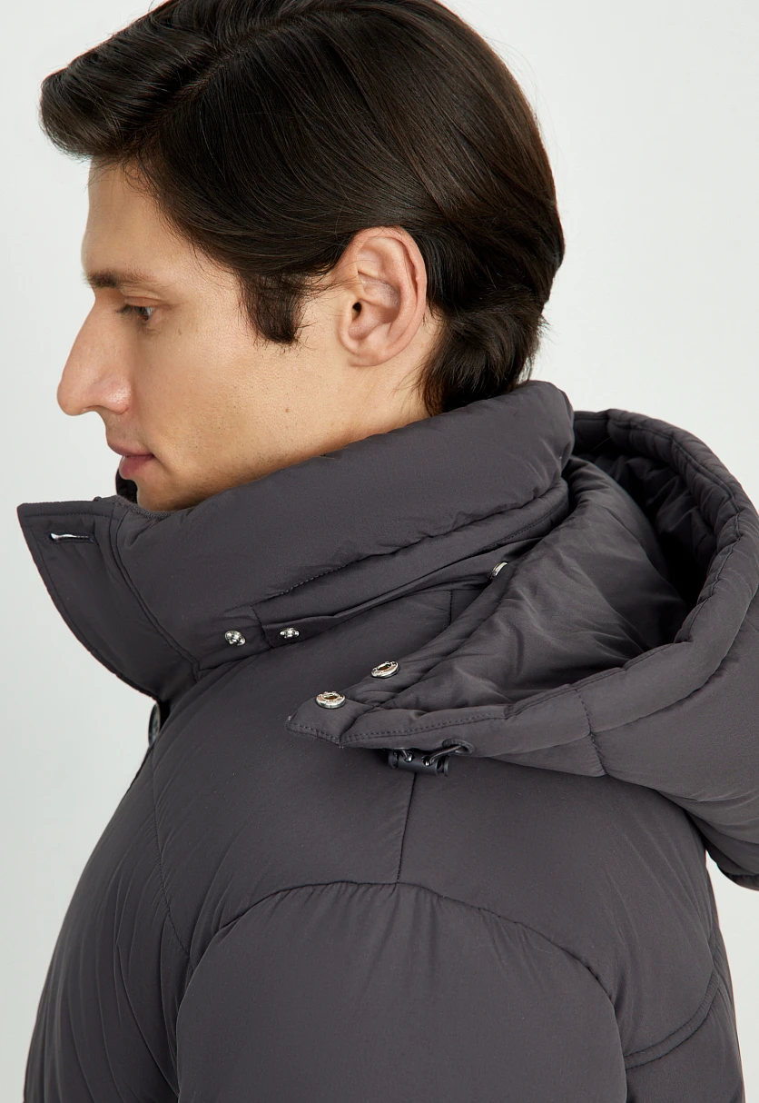 Полупальто утепленное с воротником-стойкой, Модель FAD21041, Фото №7