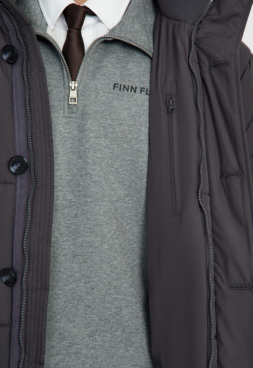 Полупальто утепленное с воротником-стойкой, Модель FAD21041, Фото №6