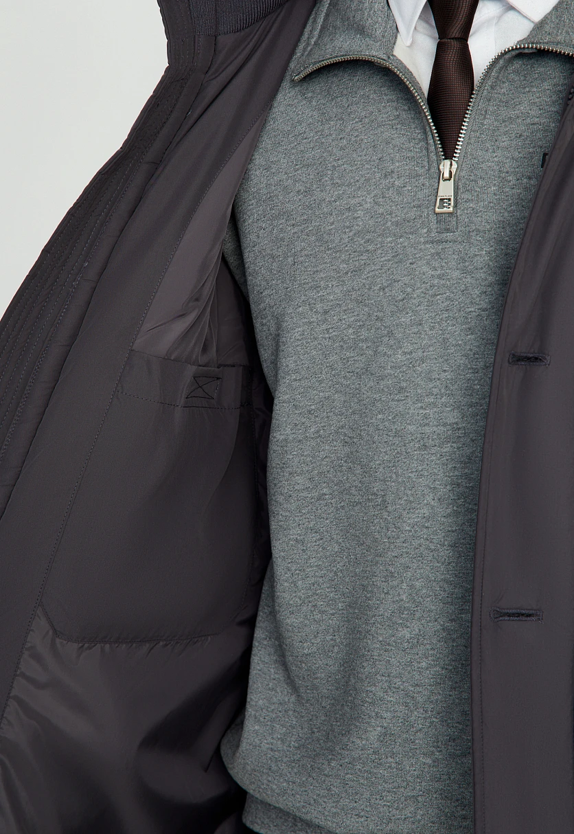 Полупальто утепленное с воротником-стойкой, Модель FAD21041, Фото №10