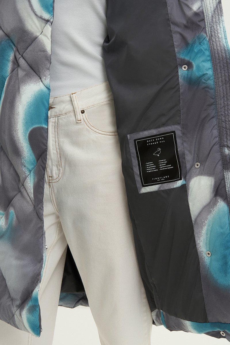 Пальто утепленное с воротником стойкой, Модель FAD11002, Фото №6