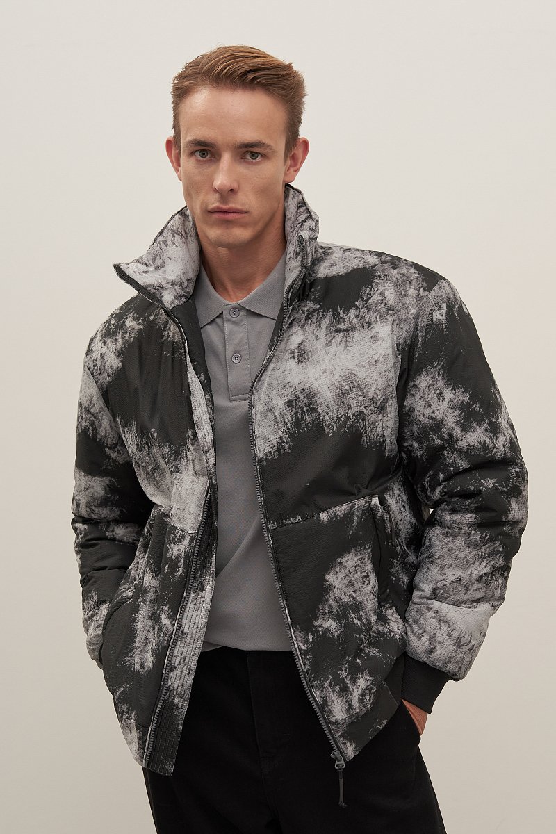 Мужская куртка с принтом, Модель FAD21001, Фото №2