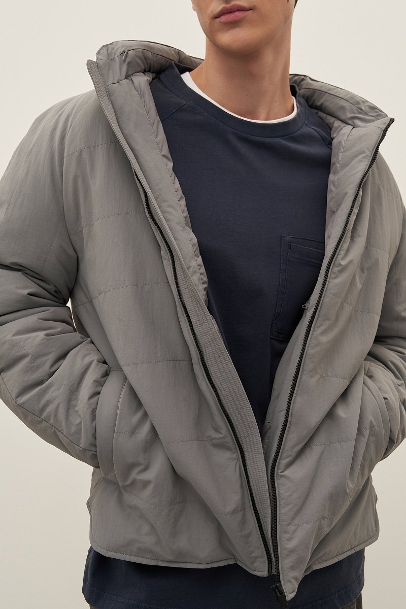 Куртка утепленная с воротником стойкой, Модель FAD21008, Фото №3