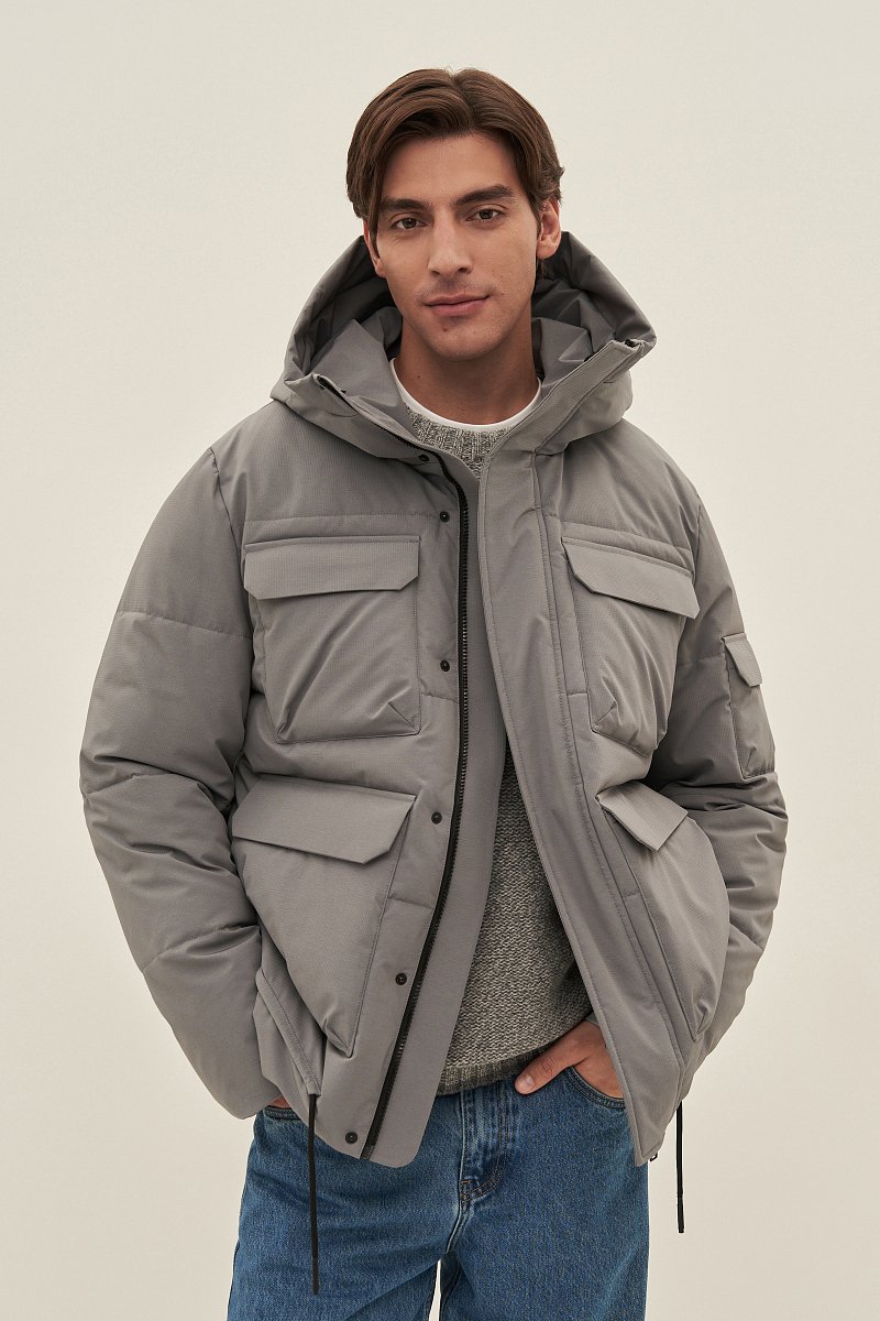 Куртка утепленная с капюшоном, Модель FAD21012, Фото №1