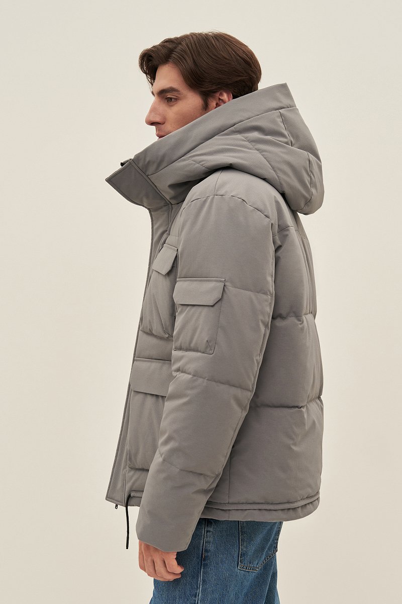 Куртка утепленная с капюшоном, Модель FAD21012, Фото №3