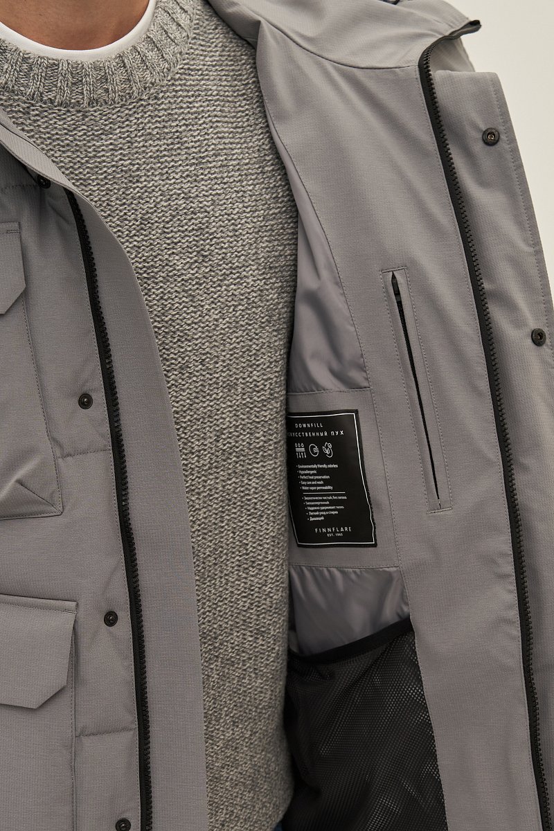 Куртка утепленная с капюшоном, Модель FAD21012, Фото №6