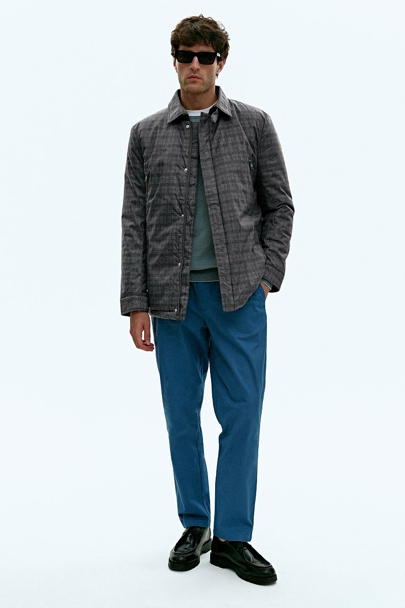 Мужская куртка с отложным воротничком, Модель FAD21074, Фото №2