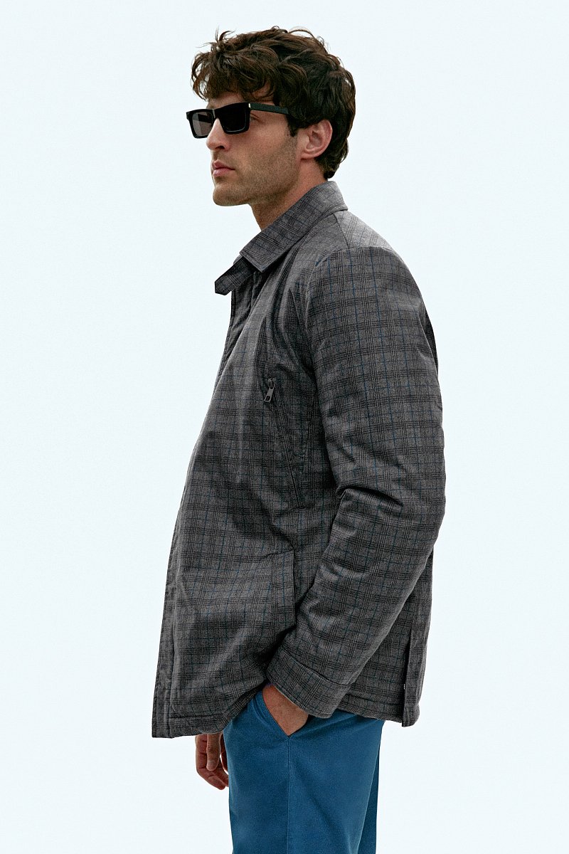 Куртка утепленная с отложным воротником, Модель FAD21074, Фото №3