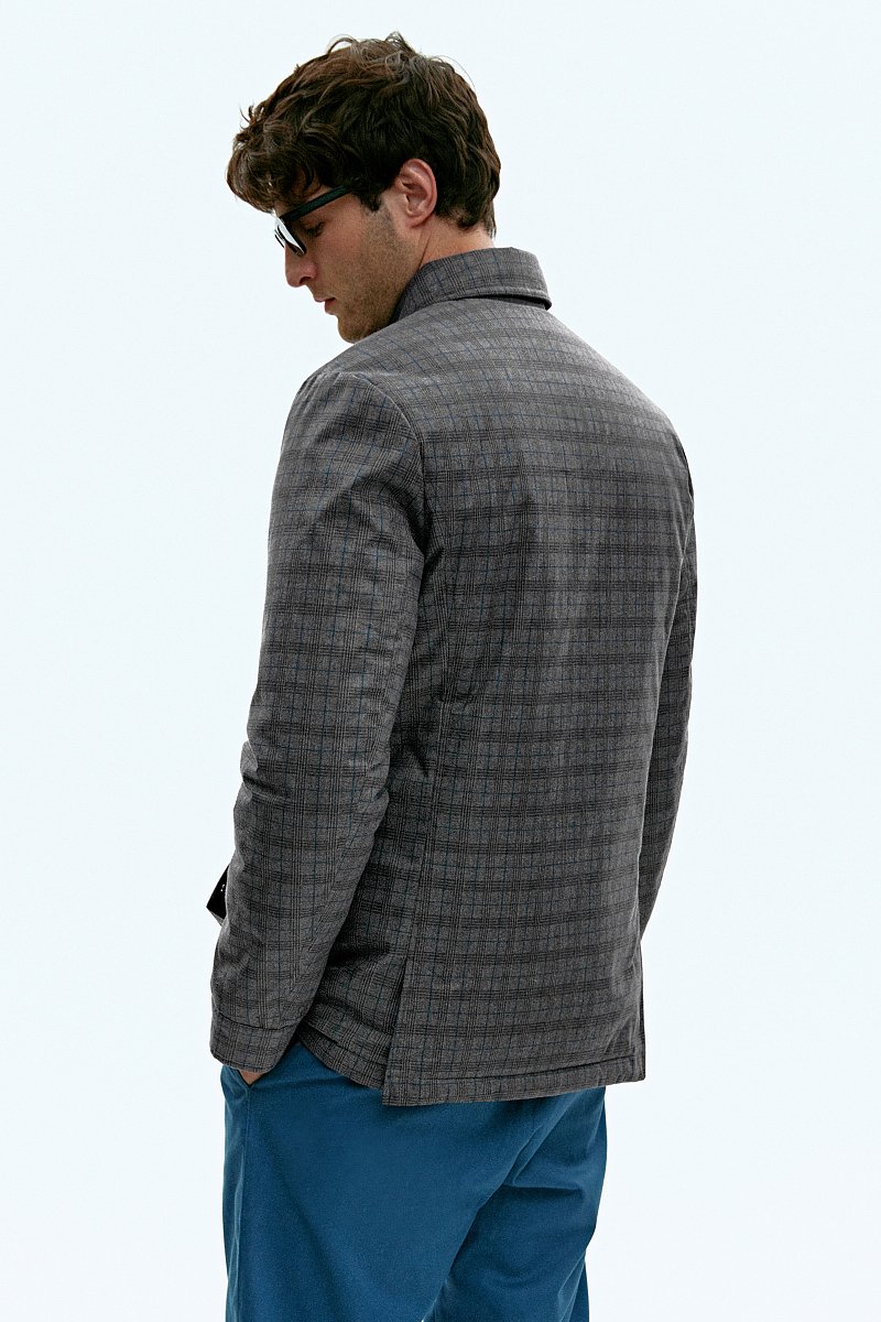 Куртка утепленная с отложным воротником, Модель FAD21074, Фото №4