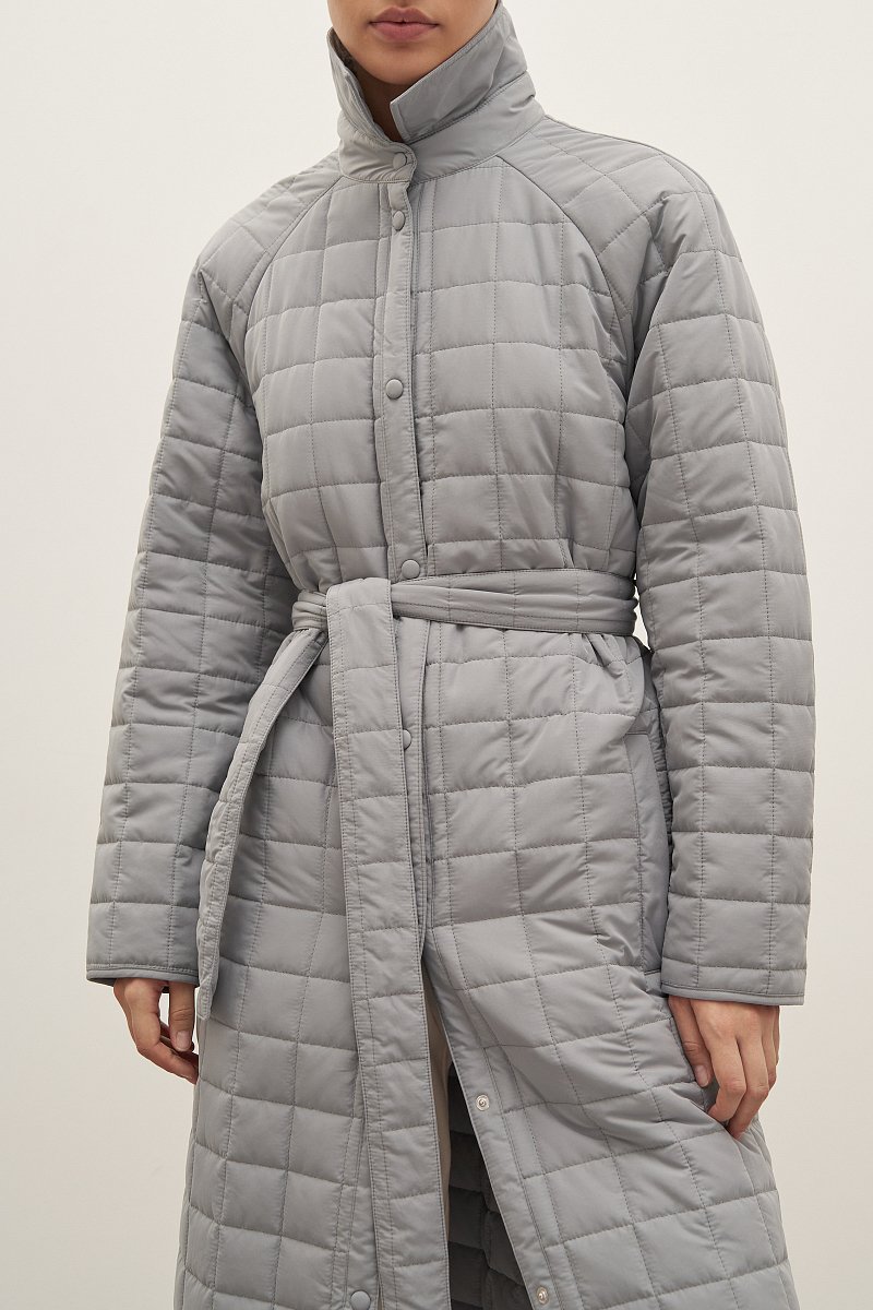 Стеганое утепленное женское пальто, Модель FAD11008, Фото №2