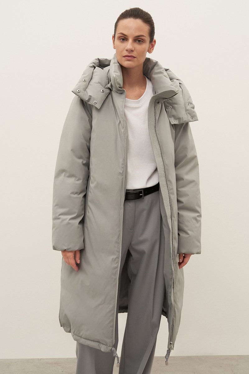 Утепленное стеганое женское пальто, Модель FAD110104, Фото №1